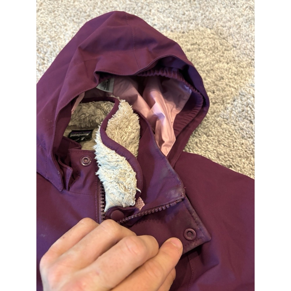 Patagonia Girls Toddler 4T Snow H2NO Insulated Removable Hood / Liner Ski Jacket - Picture 14 of 16